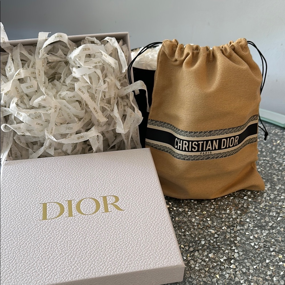 Christian Dior Designer Dust Bag with Box